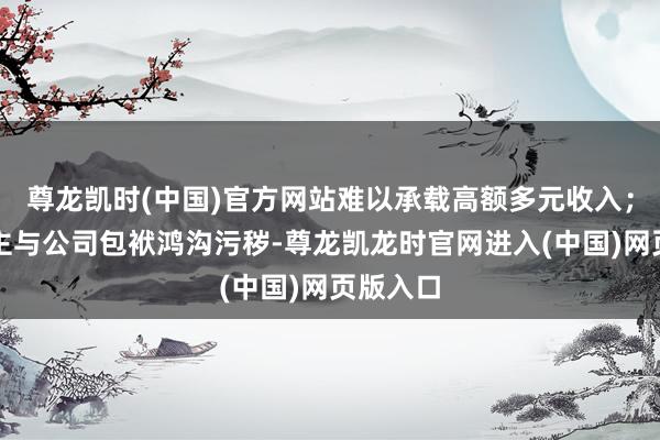 尊龙凯时(中国)官方网站难以承载高额多元收入；个东谈主与公司包袱鸿沟污秽-尊龙凯龙时官网进入(中国)网页版入口